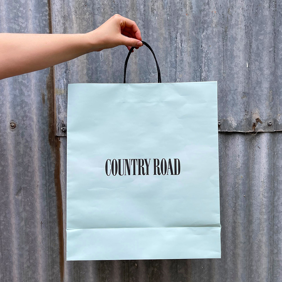 Image of new Country Road paper twist handle bags