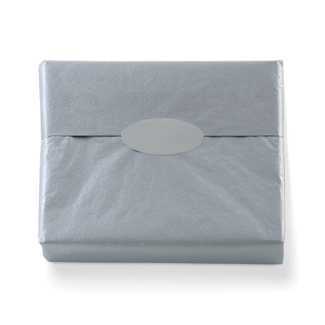 Premium silver tissue paper