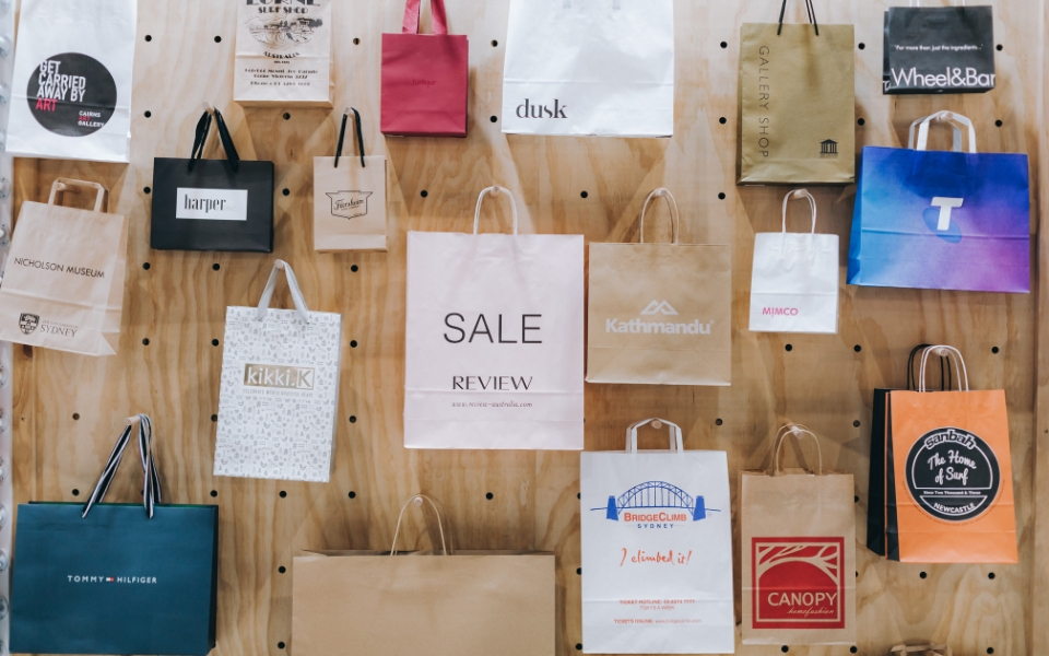 Custom Shopping Paper Bags