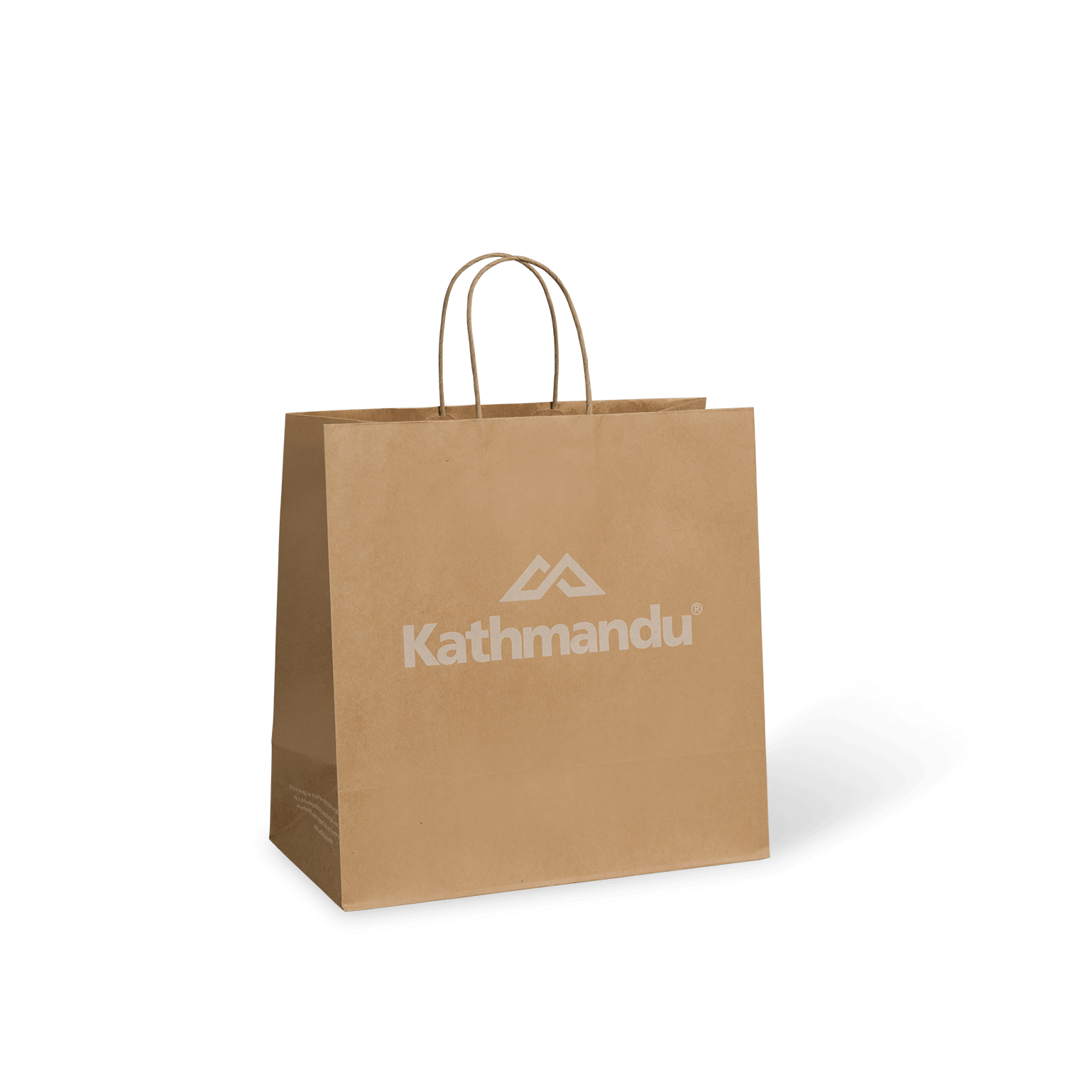 PaperPak Gallery Kathmandu custom printed kraft paper twist handle bag