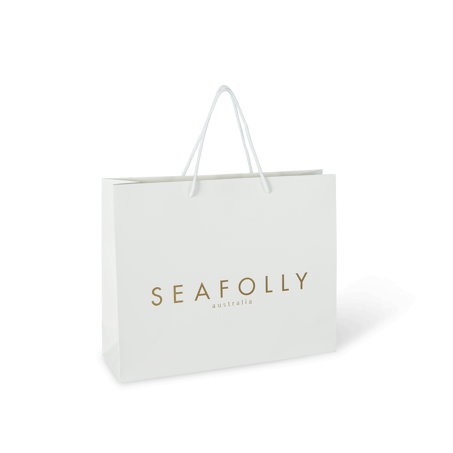 PaperPak Gallery Seafolly branded paper bag with rope handle