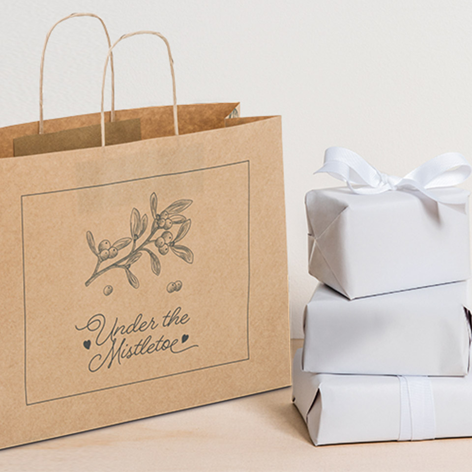 Image of PaperPak Christmas bags
