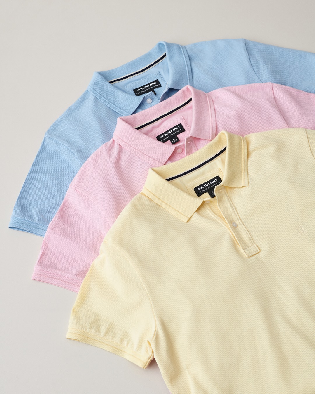 Image of Country Road shirts in pastel colours 