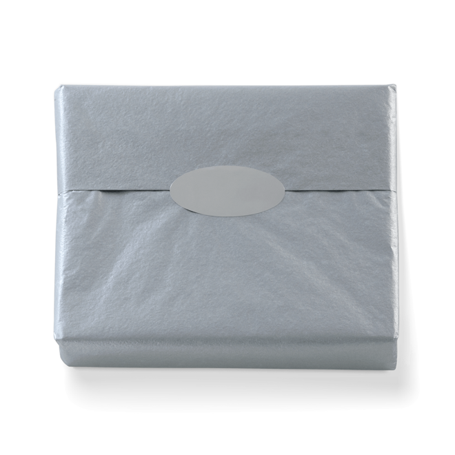 Premium silver tissue paper