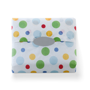 premium white tissue with red, green, yellow, dark and light blue spots of different sizes